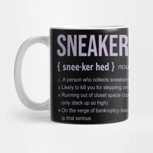 SNEAKERHEAD Definition Funny Sneaker Lover Design Mug